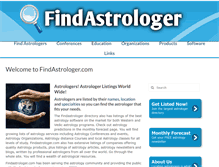 Tablet Screenshot of findastrologer.com